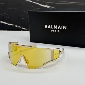 NEW BALMAIN BPS-138B GOLD UNISEX SUNGLASSES BALMAIN